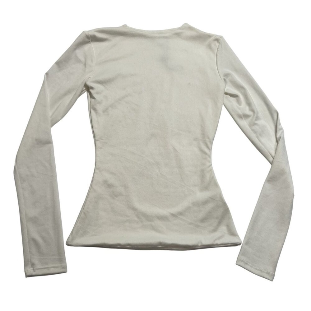 My Outfit Online Mist Long Sleeve T-Shirt in White